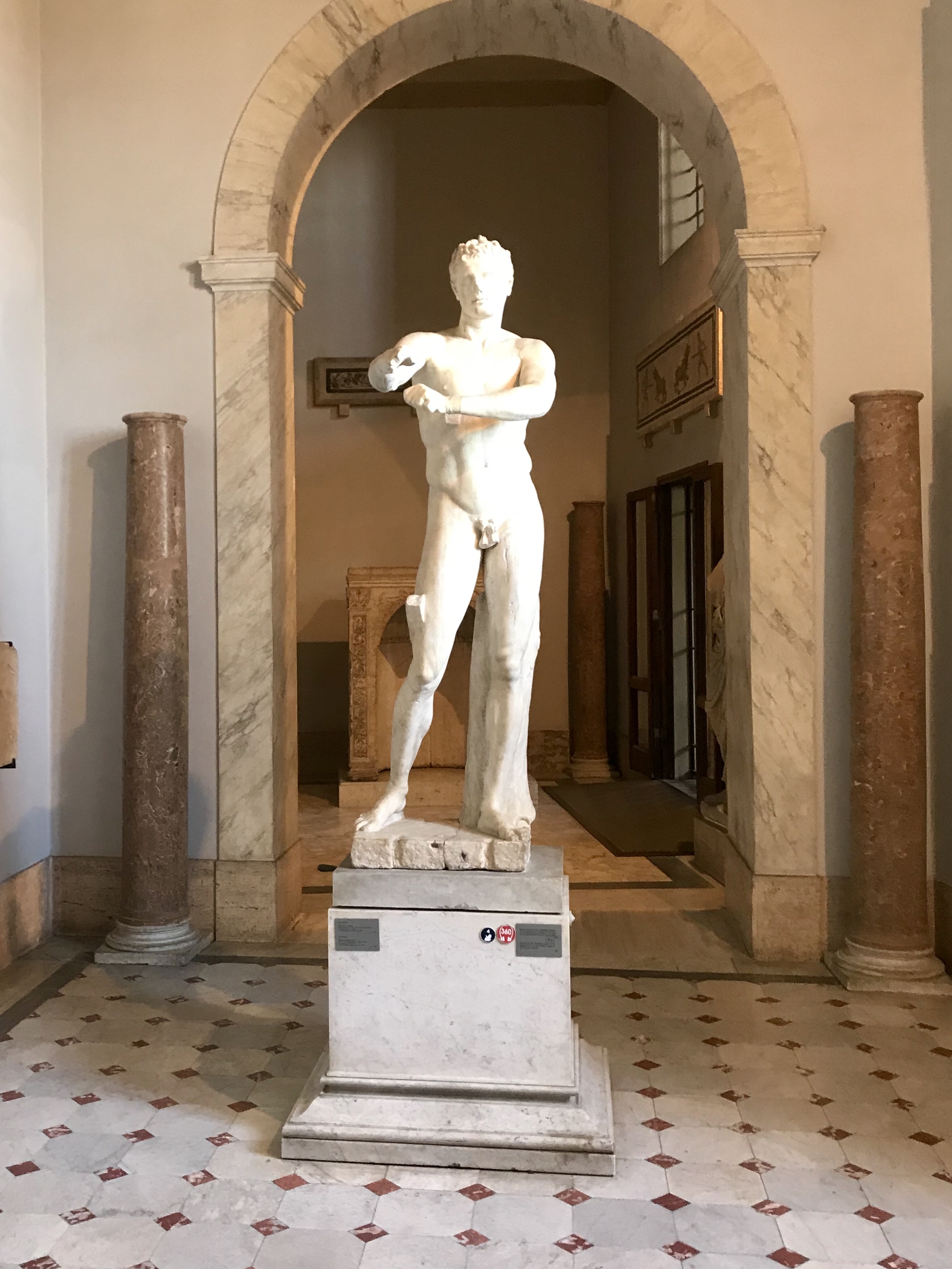 Staty Vatican Museet Rom