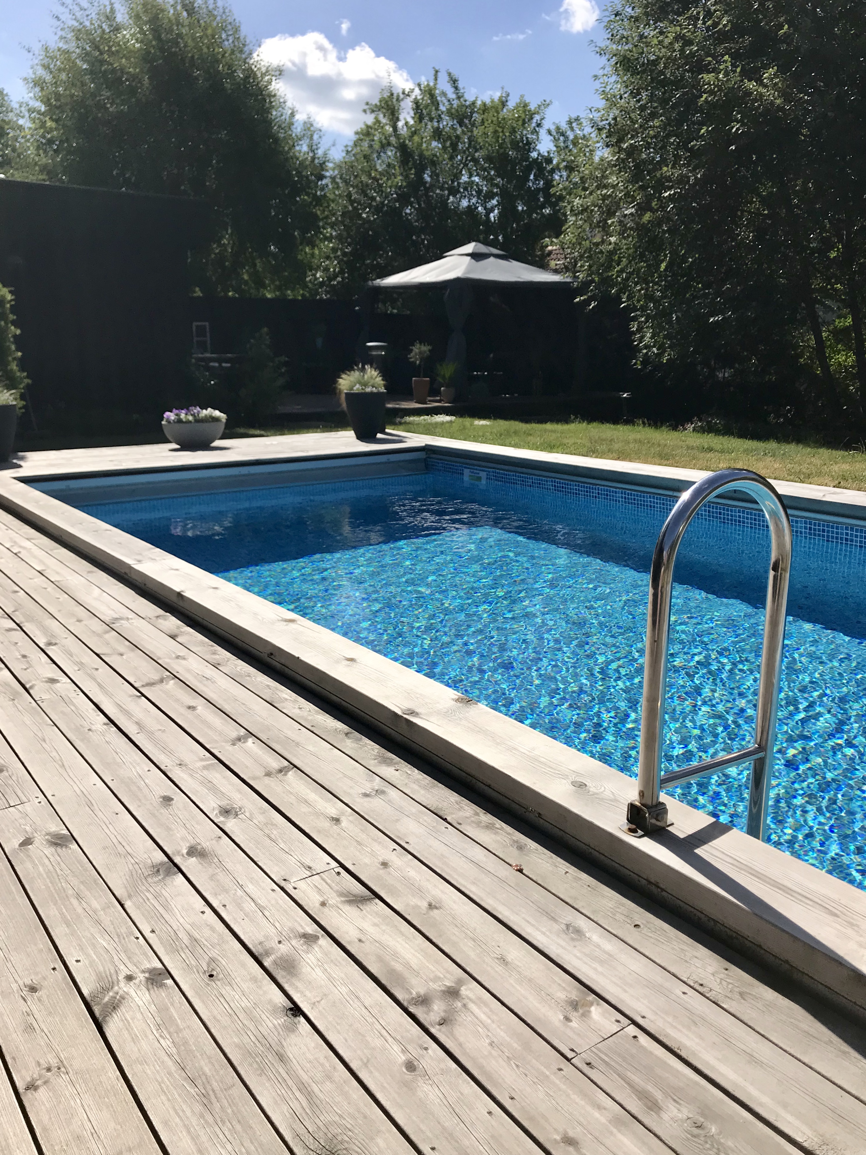 Skönt poolhäng