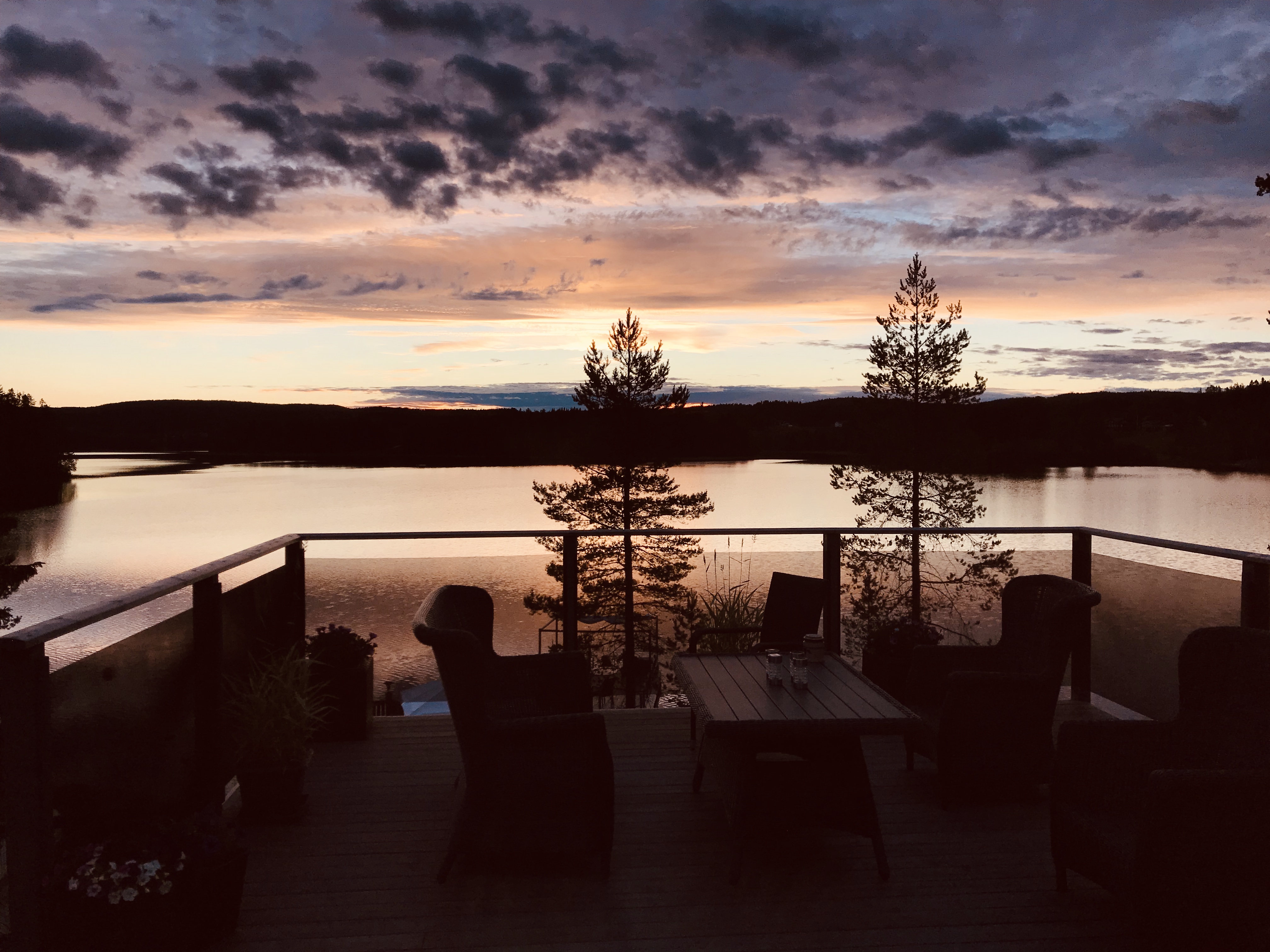 Solnedgång på Komnäsudden